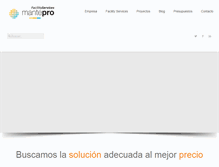 Tablet Screenshot of mantepro.com